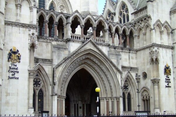 The Royal Courts of Justice building which houses the Court of Appeal