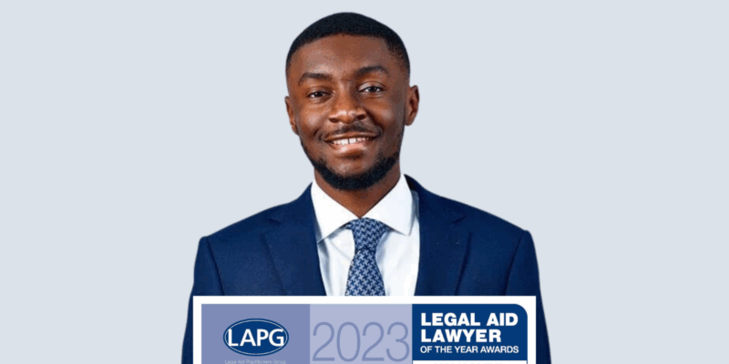 Christian Weaver Legal Aid Newcomer of the Year 2023