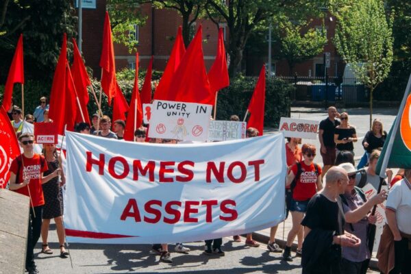 Renters' reform protest, housing and homelessness