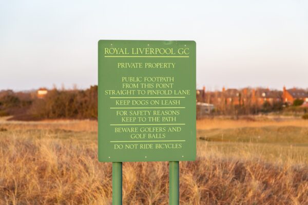 The Just Stop Oil campaigners were removed from the Open Golf Championship at Royal Liverpool Golf Club (pictured) during a protest in July 2023. Credit: Phillip Brookes / Shutterstock.