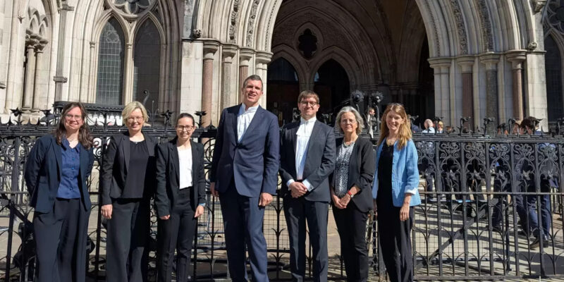 Garden Court North's Tom Royston (pictured, middle) is representing the3million at the hearing in the Court of Appeal, London. Credit: the3million.