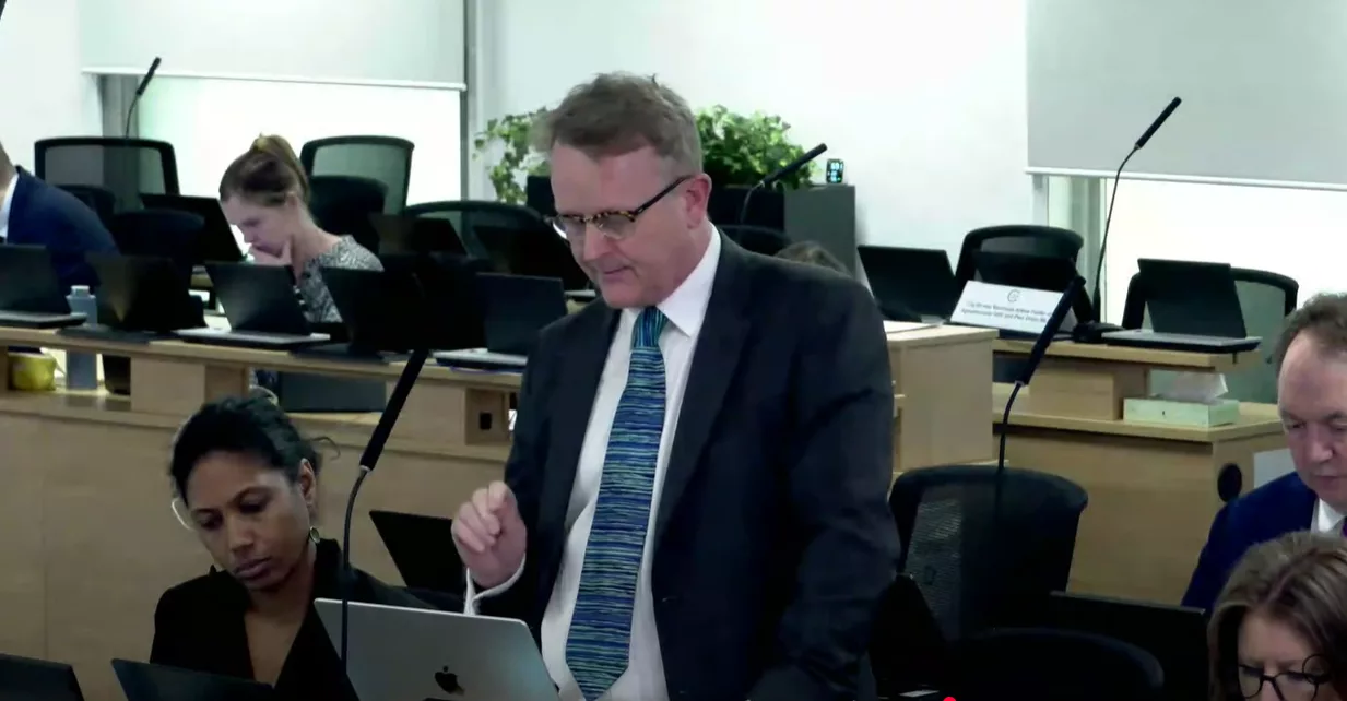 Pete Weatherby KC (pictured) addresses Module 7 of the Covid-19 Inquiry on 28 May 2025. Credit: Covid-19 Inquiry.