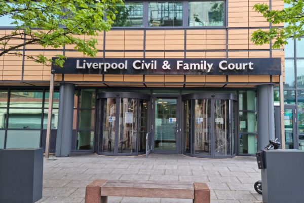 Rosalind and Misha represented their client at Liverpool Civil and Family Court (pictured). Credit: Richard Oldroyd / Shutterstock.