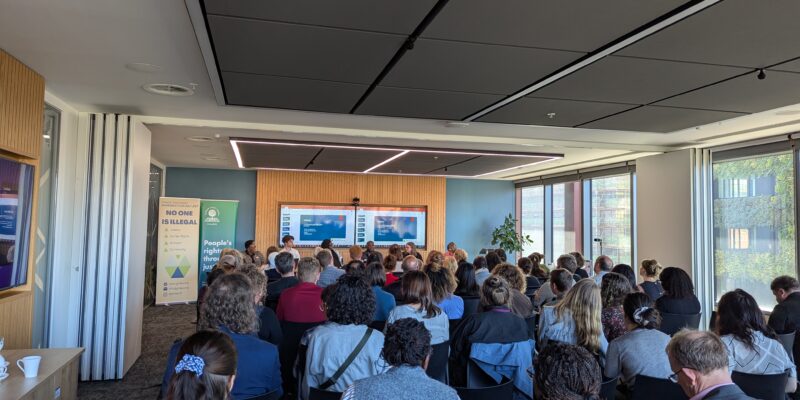 The North-West Migrants' Rights Conference brought together more than 75 delegates and speakers across law, media, NGOs, academia and lived experience. Credit: Alex Blair / Garden Court North.