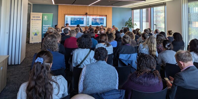 The North-West Migrants' Rights Conference brought together more than 75 delegates and speakers across law, media, NGOs, academia and lived experience. Credit: Alex Blair / Garden Court North.
