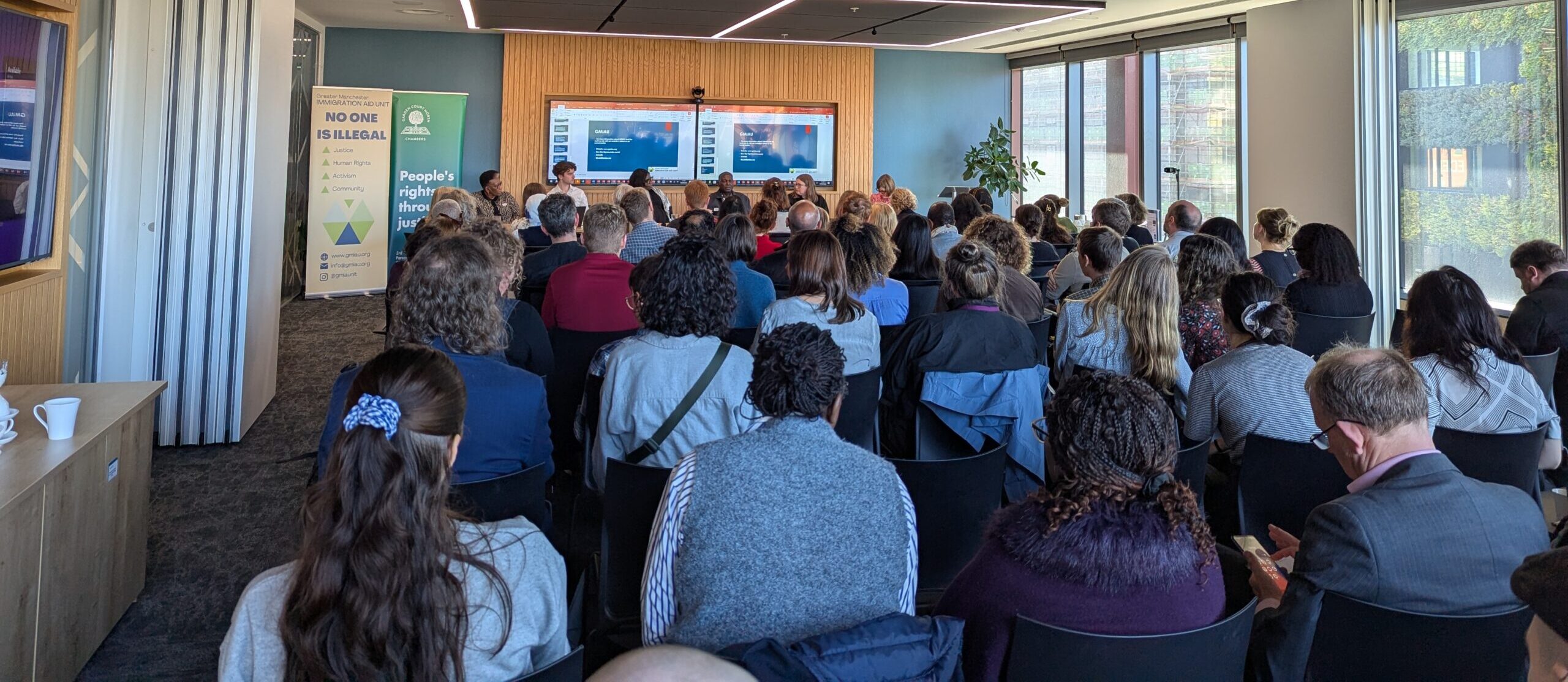 The North-West Migrants' Rights Conference brought together more than 75 delegates and speakers across law, media, NGOs, academia and lived experience. Credit: Alex Blair / Garden Court North.