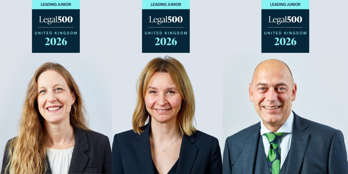 Lucy Mair (left), Kerry Smith (centre) and Mikhil Karnik (right), Leading Juniors for immigration. Credit: Garden Court North.
