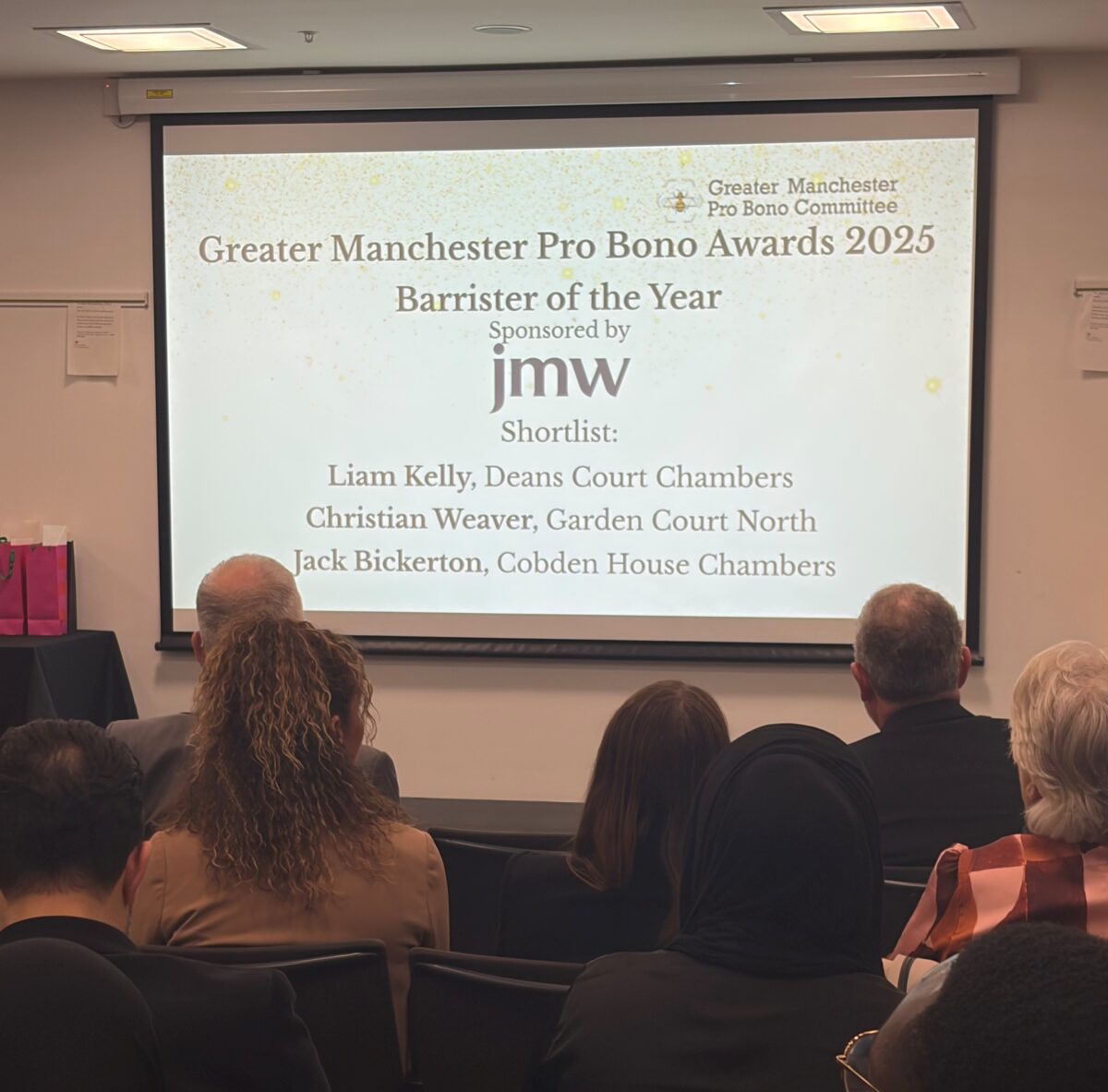 Christian Weaver was one of three barristers shortlisted for the Greater Manchester Pro Bono award. Credit: Ella Edwards / Garden Court North Chambers.