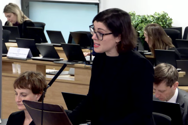 Garden Curt North's Anna Morris KC (pictured) delivered the closing submission to Module 10 of the Covid-19 Inquiry earlier today (5 March 2026). Credit: Covid-19 Inquiry / YouTube.