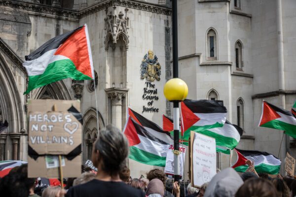 Garden Court North’s Mira Hammad and Rosalind Burgin are among counsel representing Palestine Action co-founder Huda Ammori. Credit: Pete Speller / Shutterstock.