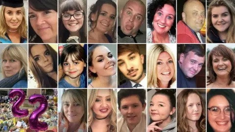 MI5 officials ran a false narrative lacking any candour during the inquiry into Manchester Arena bombing, which tragically killed 22 victims (pictured). Credit: Handout.
