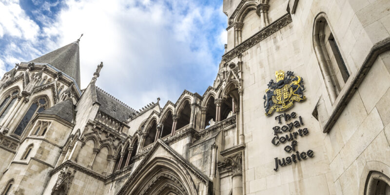 Ben McCormack acted for his client at the Royal Courts of Justice, London, (pictured) last week. Credit: Lazy Llama / Shutterstock.