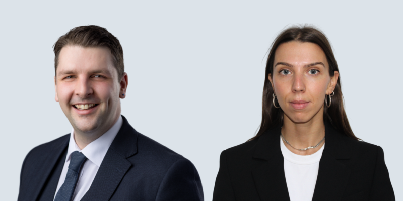 Garden Court North's Alexander McColl and Pragnya Iovine represented the defendants at Manchester Magistrates' Court. Credit: Garden Court North.